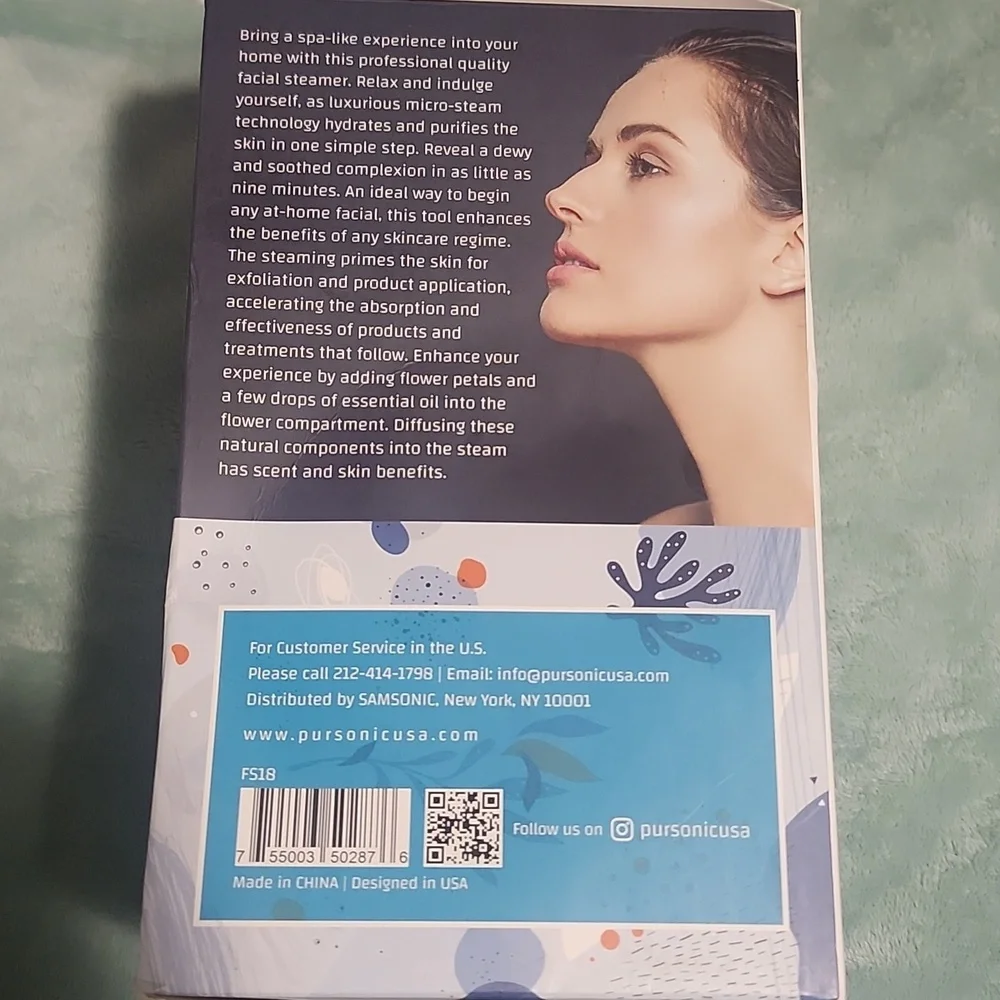 Pursonic White Facial Steamer